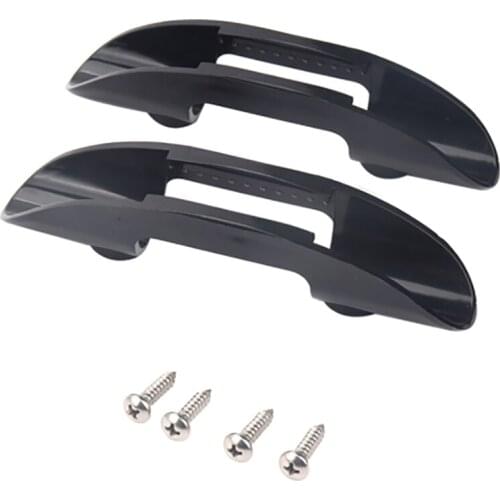 2PCS Oar Fixing Buckle Kayak Accessories Kayak Marine Boat Paddle Clip Holder Watercraft Black Plastic Accessories
