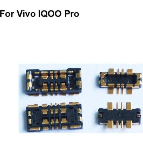 2PCS Inner FPC Connector Battery Holder Clip Contact For Vivo IQOO PRO logic on motherboard mainboard Cable For Vivo IQ OO PRO