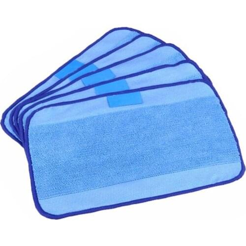5-pack Wet Microfiber Mopping Cloths Washable&Reusable Mop Pads Fits for iRobot Braava 380 380t 320 321 Mint 4200 4205 5200 52