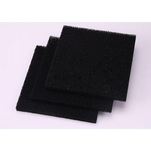 500pcs High Quality Activated Carbon Filter Sponge For 493 Solder Smoke Absorber ESD Fume Extractor 13*13*1cm Black