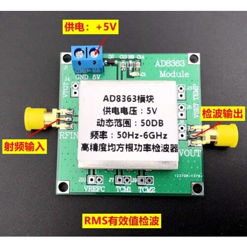 AD8363 Transmitter Signal Strength Indicator (TSSI) High Precision Rms DC Conversion 6 GHz