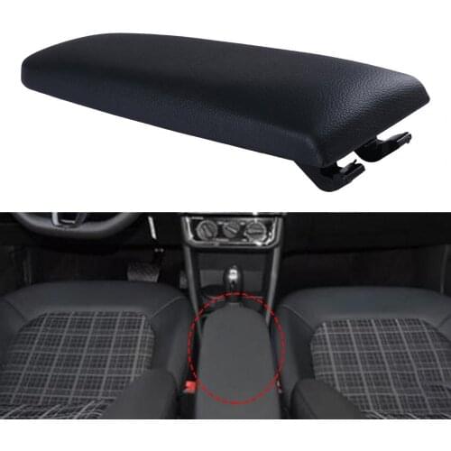 Car Armrest Cover Wear Resistant Waterproof Microfiber Leather Dustproof Auto Console Pad for Volkswagen Golf MK4 1999-2004
