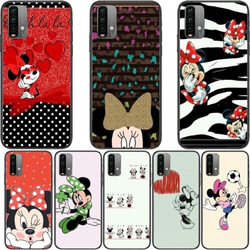 Minnie Mouse Hot Sale Phone Case For XiaoMi Redmi 11 lite 9C 8A 7A Pro 10T 5G Anime Cover Mi 10 Ultra Poco M3 X3 NFC 8 SE cover