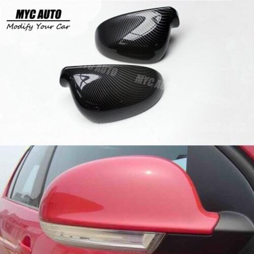 Carbon Fiber Look For Volkswagen Golf 5 VWMK5 / Jetta Rear Side View caps Mirror Cover 2003 2004 2005 2006 2007 2008 2009