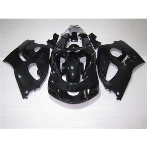 Hot sale body parts fairing kit for Suzuki GSXR750 96 97 98 99 00 glossy black fairings set GSXR 600 1996 1997-2000 OT33