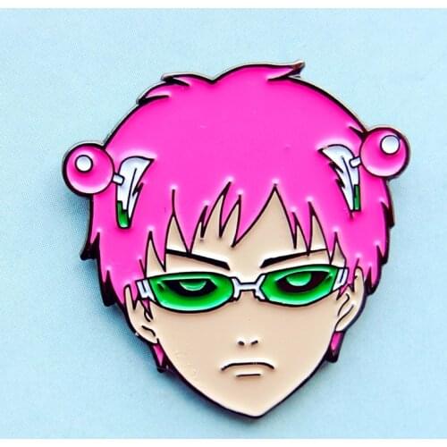 The Disastrous Life of Saiki K Enamel Brooch Pin Backpack Hat Bag Lapel Pins Badges Women Mens Fashion Jewelry Accessories