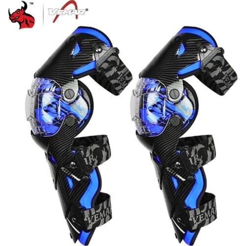 VEMAR Motorcycle Knee Guards Motocross Riding Knee Pads Adults Protective Gear Knee Protector Racing Safety Moto Protection