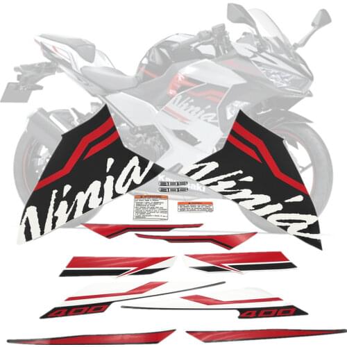 New Motorcycle For Kawasaki Ninja400 Full Kit Sticker High Quality Silkscreen Applique Bodywork Decorative Protector Decal