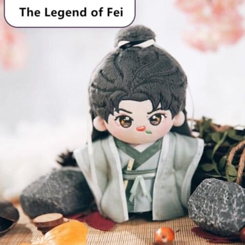 Offical Anime The Legend of Xie Yun Wang Yibo Zhou Fei Doll Clothes suit Dress up Plush Toy Props for kids gift cosplay
