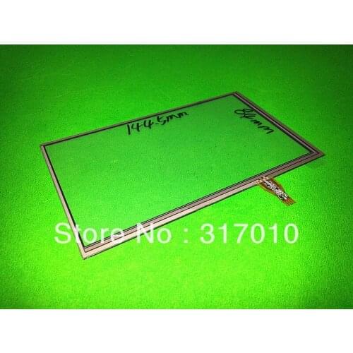 Original New 6" inch 4 wire GPS-navigating /E eroda X8/ HD-E800TV/ HD-2012/ LH6000/ Resistive Touch Screen Panel free shipping