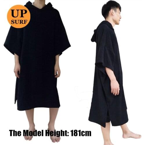 Surf poncho Wetsuit Changing Robe Poncho with hood for Swim, Beach sports 320GSM terry cloth 100% cotton oversize adult
