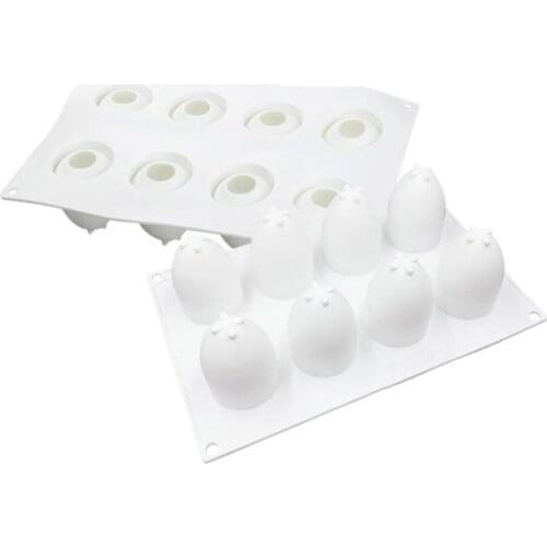 Easter Eggs Silicone Mold Non Stick Cake Decoration DIY Sugar Craft Baking Tools