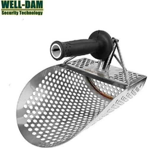 Short handle stainless steel sand scoop metal detector beach sand scoop shovel