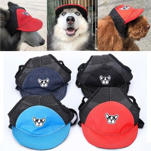 Sports Pet Dog Puppy Cat Hat Baseball Hats Summer Canvas Cap Outdoor Accessories