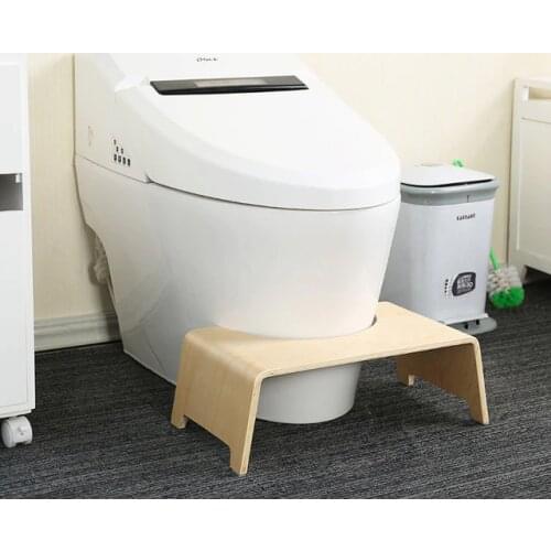 Solid wood toilet stool children elderly pregnant women toilet foot stool
