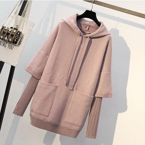 XING WEI SI Womens Hoodies Dresses