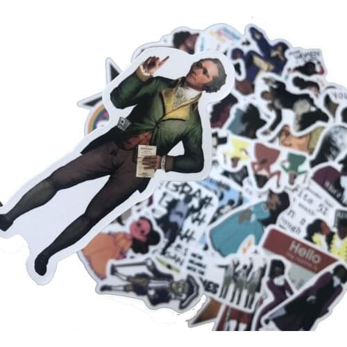 10/50PCS Hamilton Sticker Music Retro Band Graffiti Stickers To DIY Guitar Motorcycle Luggage Horror Series Sticker Sticker