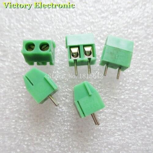 10PCS/LOT KF396-2P KF3.96-2P 300V 10A Screw 2Pin 3.96mm Straight Pin PCB Screw Block 24-18A WG