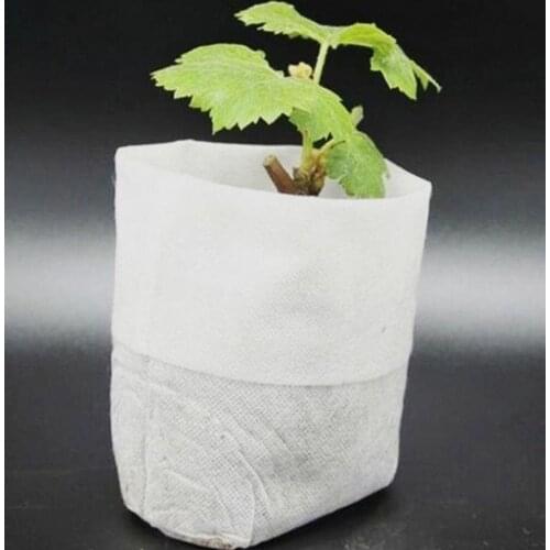 100pcs Non-woven Seedling Bag 8 * 10cm Hot Sale Value Pack Family Garden Cultivation Essential Seedling Cultivation Bag
