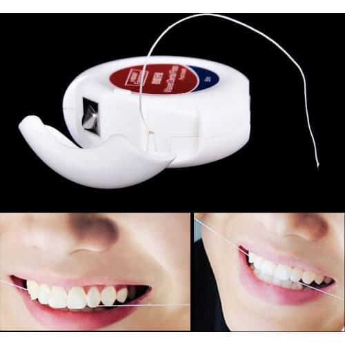 50M Micro wax Peppermint flavor Dental Flosser Interdental Brushes Teeth Stick Toothpicks Floss Pick Oral Hygiene clean wire