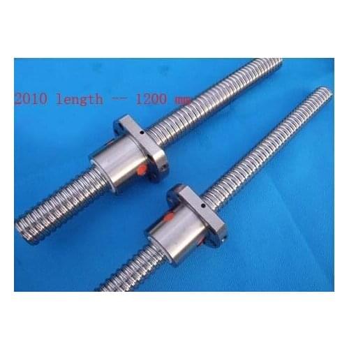 Acme Screws Diameter 20 mm Ballscrew SFU2010 Pitch 10 mm Length 1200 mm with Ball nut CNC 3D Printer Parts
