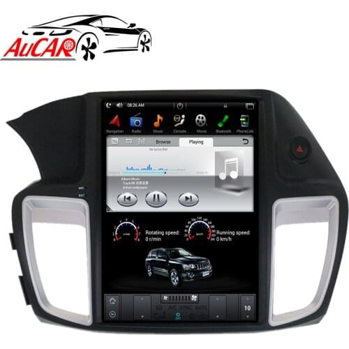 Aucar Tesla Style 2 din car radio gps navigation for Honda Accord 2013-2017 Android 8.1 autorado multimidia cassette player
