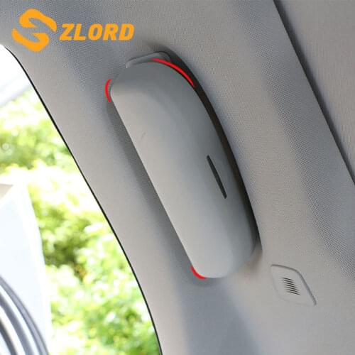 Car Sunglasses Case Holder Glasses Cage Clip Storage Box for Jeep Compass 2017 2018 Accessories