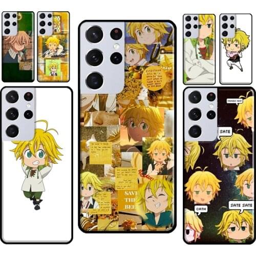 Chibi Meliodas Seven Deadly Sins Phone Case For Samsung Galaxy S8 S9 S10 Plus S20 FE Note 10 Plus Note 20 Ultra S21 Coque