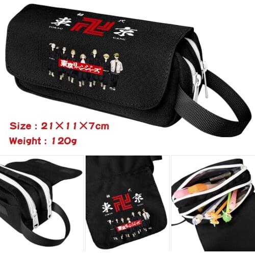 Anime Tokyo Revengers Pencil Case Fashion Cosmetic Bags Portable Pencil Bag Student School Supplies Gift