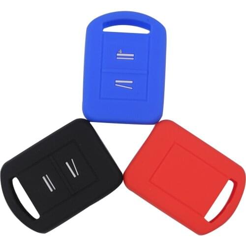 Kutery 2 Buttons Key Case Silicone Protect Shell For Vauxhall Opel Corsa Agila Meriva Combo Car-Styling