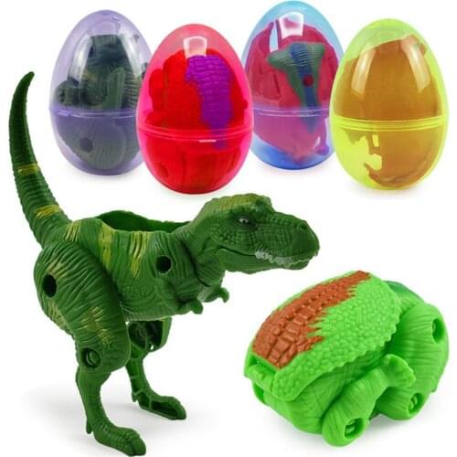 Kids Deformed Simulation Animal Dinosaur Egg Model DIY Children Puzzle Toy Gift