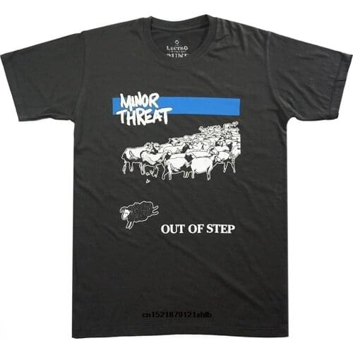 Men T Shirt Minor Threat Hard Core Punk Band Funny T-Shirt Novelty Tshirt Women