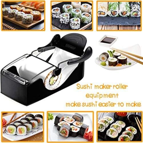Kitchen Supplies Sushi Maker Machine Japanese Rice Ball Mold DIY Sushi Maker Roller Non-stick Vegetable Meat Rolling Tool