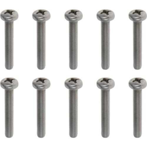MroMax Hot Phillips Pan Head Screws 304 Stainless Steel M6*40/M6*45/M6*50/M6*55/M6*60/M6*65/M6*70/M6*75/M6*80/M6*90/M6*100mm