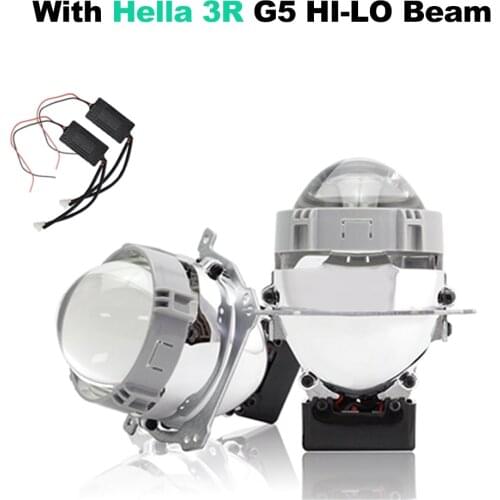 Bedehon 2 PCS LHD RHD 2020 2.5 Inch Bi-Led Projector Lens Mini Lens T850 Hi Lo Beam 6000K Car Lenticulars Black Glass Lens