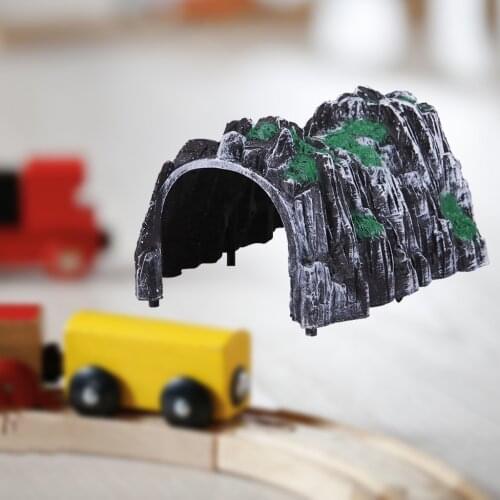 DIY Model Train 1:87 Rockery Tunnel Track Garden Figurines Accessories Toy