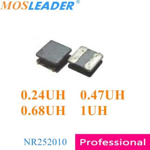 Mosleader 1000pcs NR252010 0.24UH 0.47UH 0.68UH 1UH 2.5*2*1.0 R24 R47 R68 1R0 Made in China High quality inductors