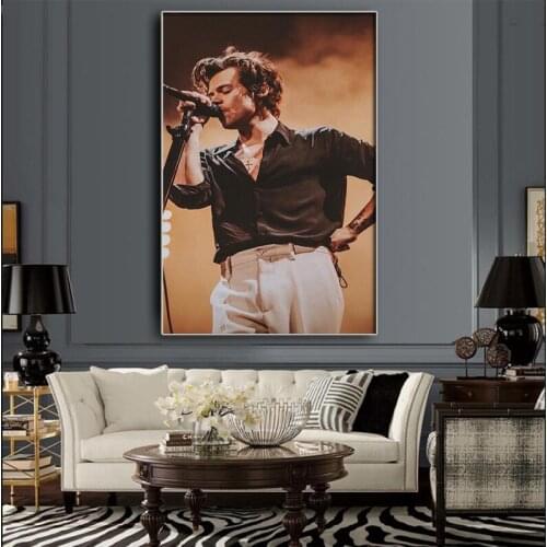 Round diamond 5D diamond craft painting kit Harry style 3D embroidery singer suit cross stitch mosaic decoration gift