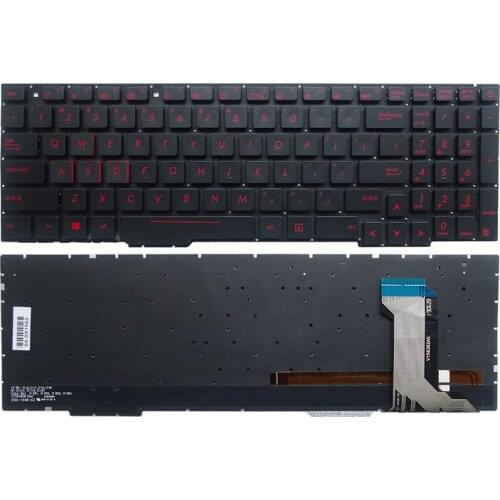 New English Layout Keyboard For Asus ZX53VD FZ53VD ZX553VD FX53VD FX753VD ZX73 GL753 FX553 GL553VW FX53