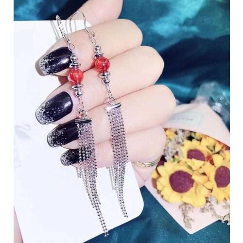 Серьги с камнями POFUNUO China At AliExpress