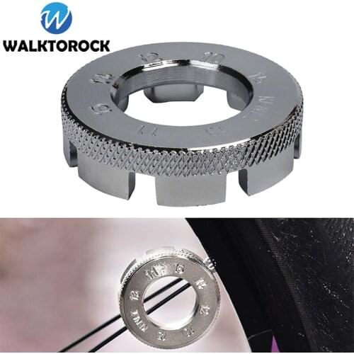 Bicycle Spoke Nipple Wrench Stainless Steel Spanner Bike 8 Way Spoke Nipple Key Wheel Rim Wrench Repair Tool Bicycle Accessorie