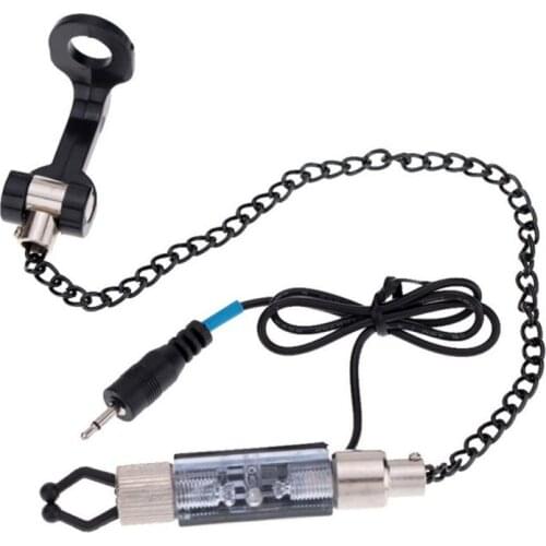 LED Illuminated Indicator Fishing Bite Chain Hanger Swinger Fishing Equipment Accessory New 2019
