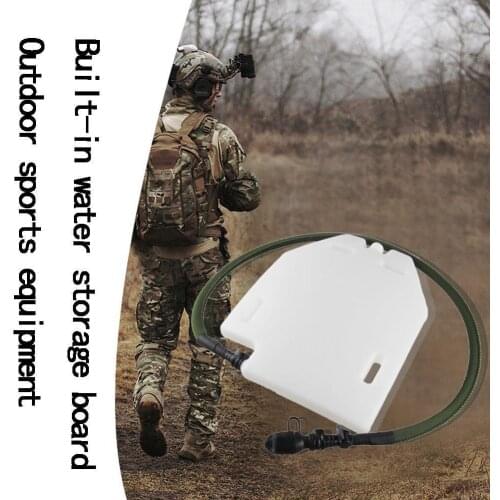 1.5l Tactical Water Vest Plate Cut Hydrogen Storage Hydration Case For Molle Water Combat Carrier Panel Water J9M4