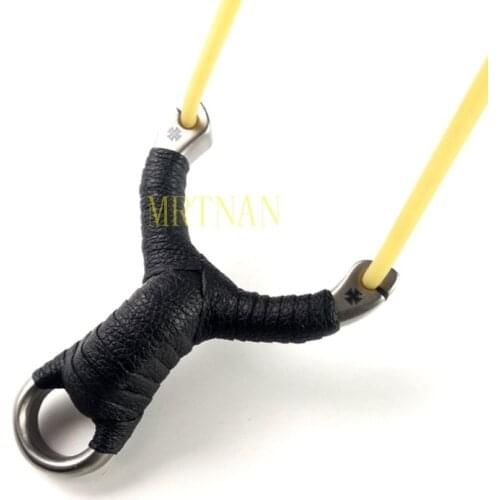 TC21 Titanium Alloy Slingshot Round Rubber Band Slingshot Outdoor Hunting Precision Slingshot Card Ball Shooting Fish Artifact