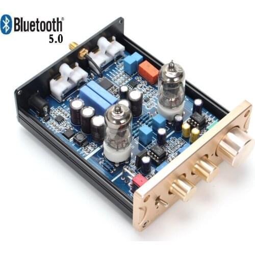 6J1 Tube Preamp QCC3008 APTX Bluetooth 5.0 Machine PreAmplifier Tone Control (2020 models)