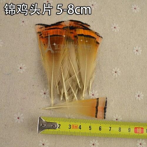 Unique new product DIY jewelry 5-8cm pheasant feather natural feather pheasant piece handicraft jewelry accessories 100pc/lot