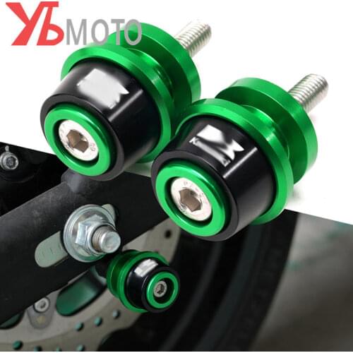 Motorcycle M8 Swingarm Spool Slider Stand Screws For Kawasaki Z400 Z650 Z800 Z900 Z1000 Z1000SX NINJA 400 ZX6R ZX10R