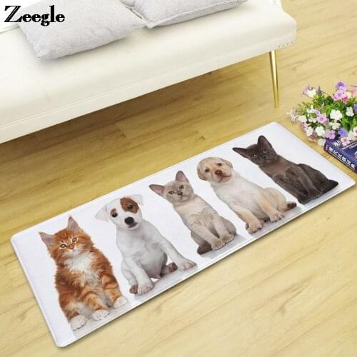 Animal Printing Bedroom Carpet Home Decortain Outdoor Carpets for Living Room Absorbent Floor Mat Anti-slip Kids room Carpet Rug