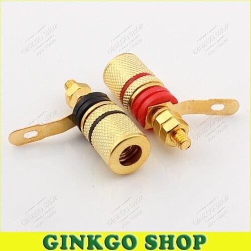 10pcs/lot Speaker Box Terminal Large Metal Stud Terminal Audio Stereo Speaker Terminals