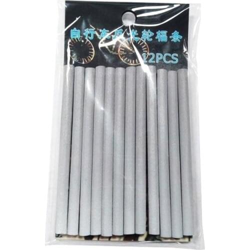 12Pcs Bike Cycling Reflector Bicycle Wheel Spokes Reflective Sticker Tube Warning Safety Light Reflective Tubes Accessories